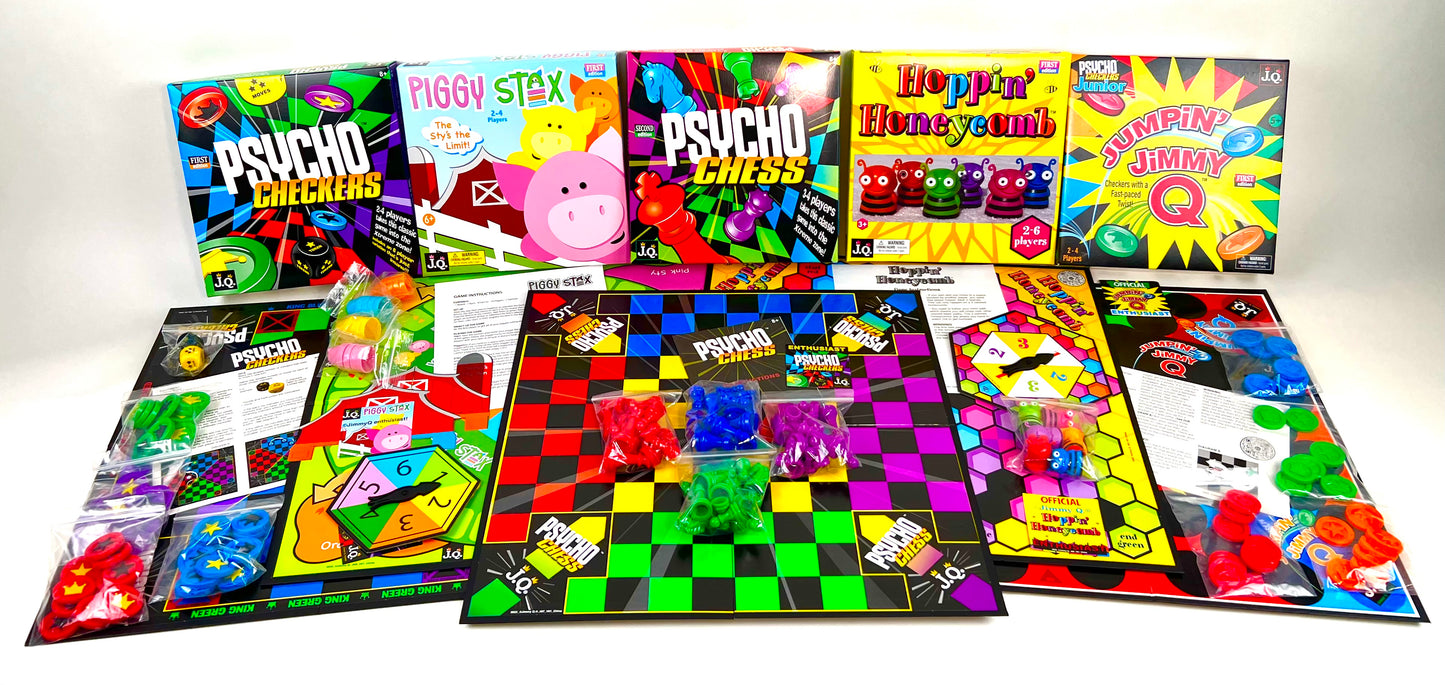 All Five Board Games Collection